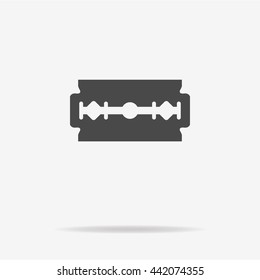 Razor icon. Vector concept illustration for design.