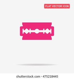 Razor icon. Vector concept illustration for design.