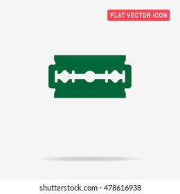 Razor icon. Vector concept illustration for design.
