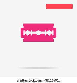 Razor icon. Vector concept illustration for design.