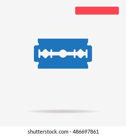 Razor icon. Vector concept illustration for design.