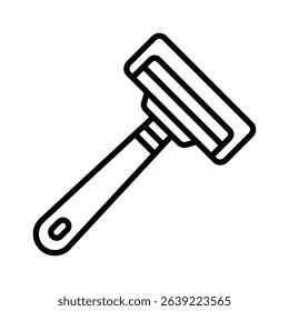 razor icon vector design template simple and clean