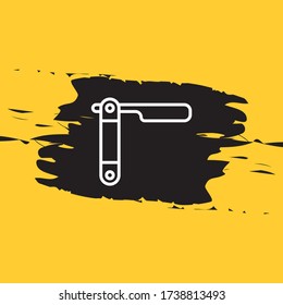 Ilustración De Vector De Icono De Razor Eps10