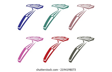 Razor Icon Vector Illustration Isolated On White Background
