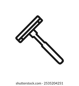 razor icon vector illustration style