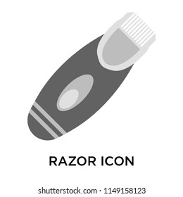 Razor icon vector isolated on white background for your web and mobile app design, Razor logo concept