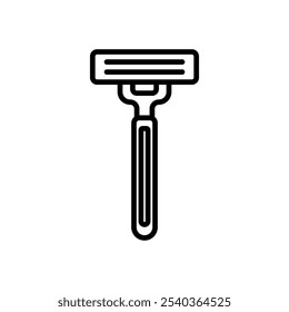 razor icon vector, line style icon