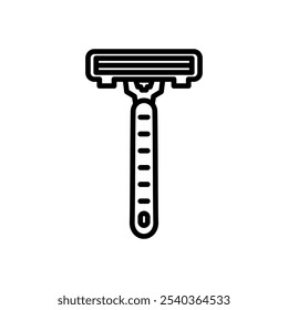 razor icon vector, line style icon