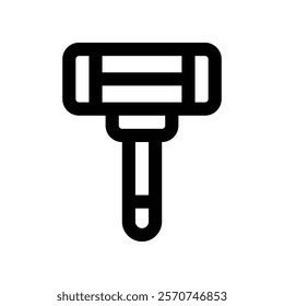 razor icon. vector line icon for your website, mobile, presentation, and logo design.