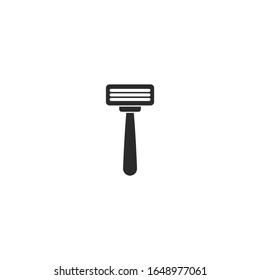 signo vectorial de icono de navaja aislado para diseño gráfico y web. plantilla de símbolos de color modificable en fondo blanco.