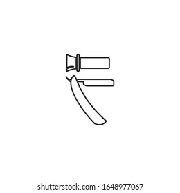 razor Icon vector sign isolated for graphic and web design. razor symbol template color editable on white background.