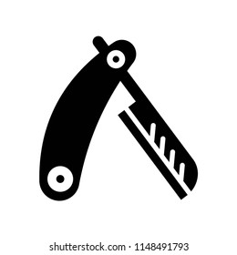 Razor icon vector icon. Simple element illustration. Razor symbol design. Can be used for web and mobile.