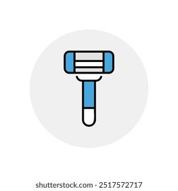 Razor icon vector stock illustration