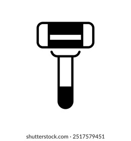 Razor icon vector stock illustration