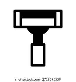 Ilustración de diseño de símbolo de Vector de icono de maquinilla de afeitar