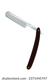 Razor isolatedn on white background.