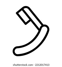 gráfico vectorial de ilustración de icono de línea de razo