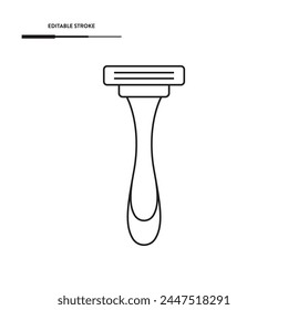 Razor Line Icon Vector Design.