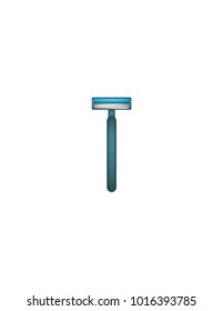 Razor on white background