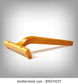 Razor on a white background. Vector. EPS