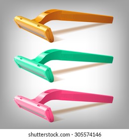 Razor on a white background. Vector. EPS