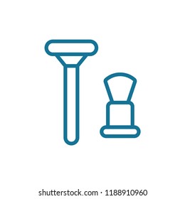 Razor outline icon