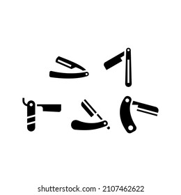 Icono de conjunto de radios aislado en fondo blanco