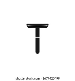 Razor, shaving, barber vector icon