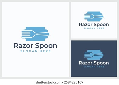 Razor Spoon Logo, Razor Spoon Vector