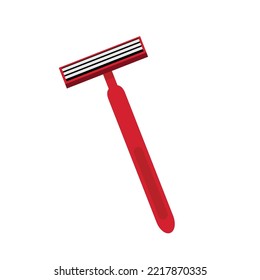 Razor con tres cuchillas, ilustración