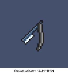 razor tool in pixel style