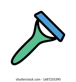 icono de color plano vectorial de razo 