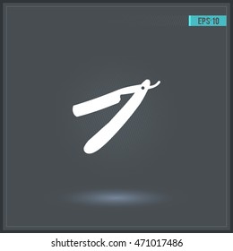 Razor. Vector icon.