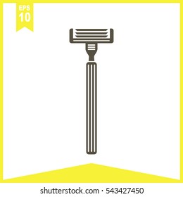 Razor vector icon.