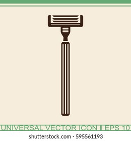 Razor vector icon.