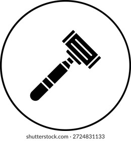 Ícone do vetor da navalha. Pode ser usado para impressão, aplicativos móveis e da Web.