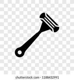 Razor vector icon isolated on transparent background, Razor transparency logo concept