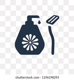 Razor vector icon isolated on transparent background, Razor transparency concept can be used web and mobile