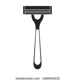 Razor vector icon.black vector icon isolated on white background razor .