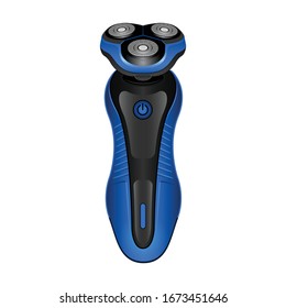 Razor vector icon.Realistic vector icon isolated on white background razor .