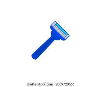 Razor vector isolated icon. Emoji illustration. Shaving razor vector emoticon