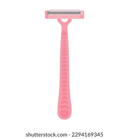 Razor for women on white background