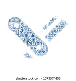 razor word cloud. tag cloud about razor