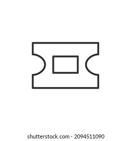 razzor blade editable stroke icon, general icon 