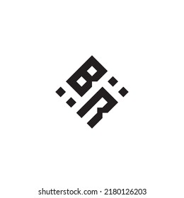 RB logotipo de concepto geométrico abstracto en diseño profesional de alta calidad que será mejor para el estilo de la calle