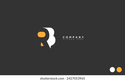  RB Alphabet letters Initials Monogram logo BR, R and B
