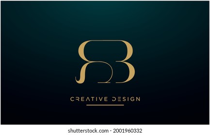 RB or BR Abstract Logo Icon Monogram	
