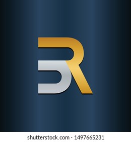 RB BR Double Initial Alphbet letters Logo