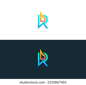 RB, logotipo BR y diseños de iconos