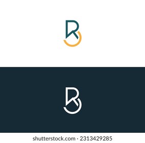 RB, logotipo BR y diseños de iconos